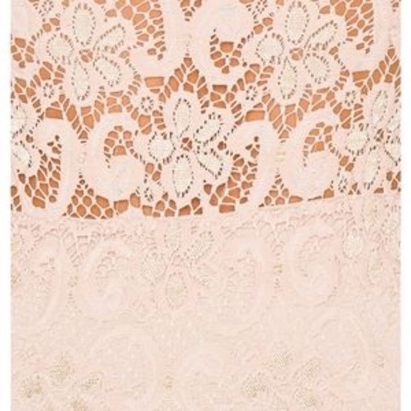 Nightcap nude lace dress with cap sleeves NWT - Picture 8 of 16